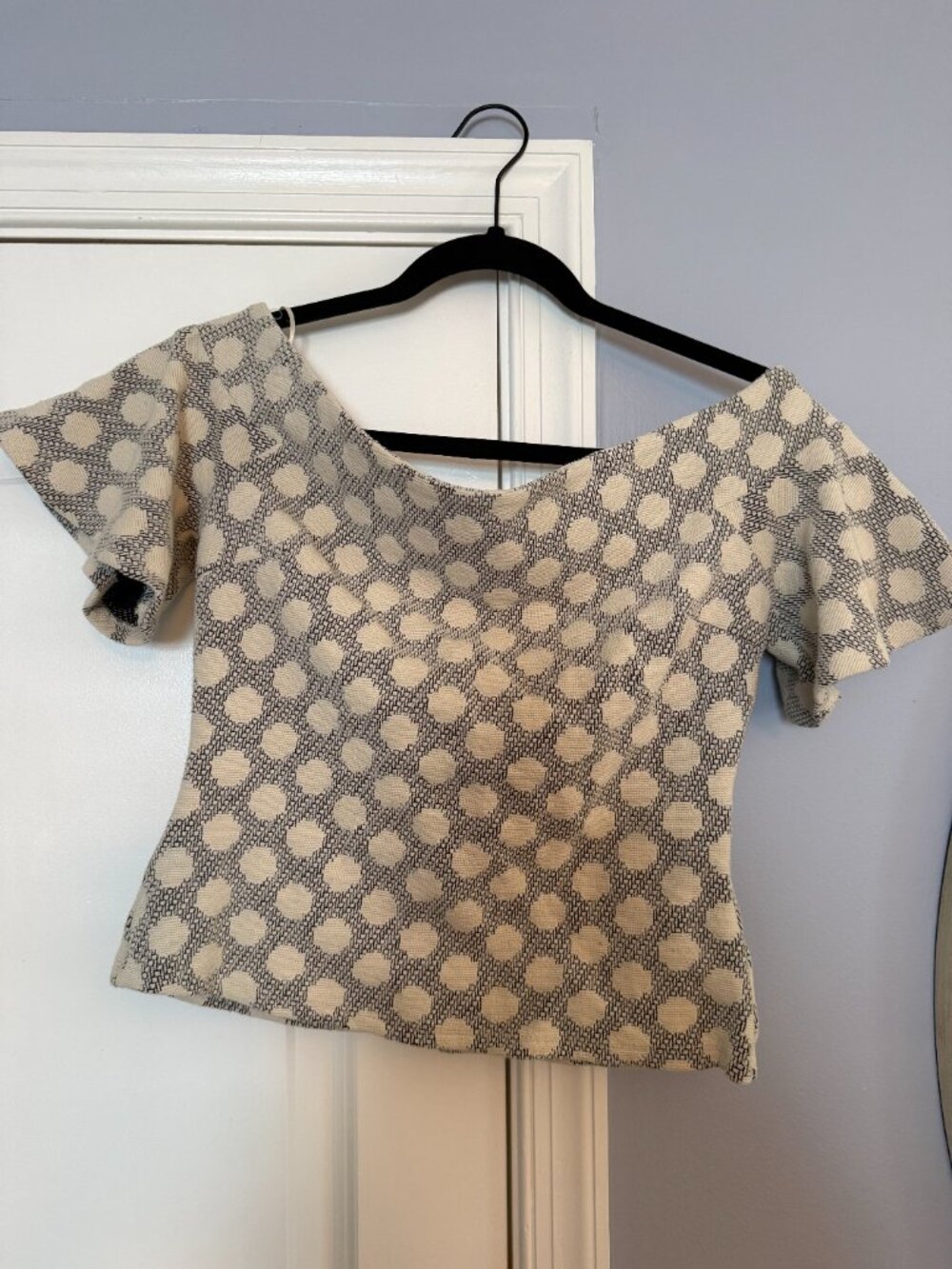 Eri + Ali Textured Puff Sleeve Top | XS | Anthropologie